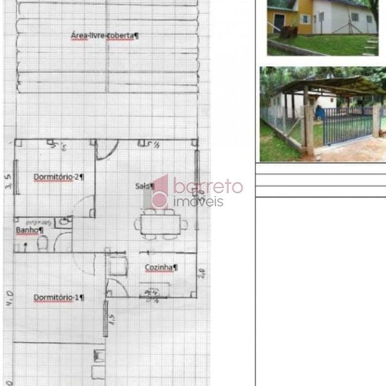 SÍTIO À VENDA NO BAIRRO RIO ACIMA – JUNDIAÍ/SP