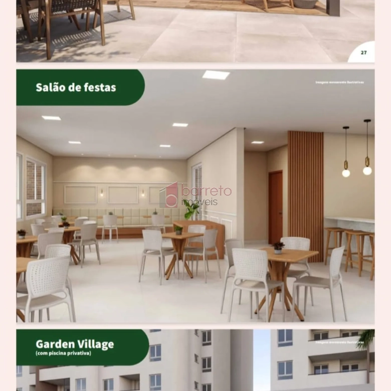 APARTAMENTO À VENDA NO CONDOMÍNIO MAITÁ RESIDENCIAL – PARQUE DA REPRESA – JUNDIAÍ/SP