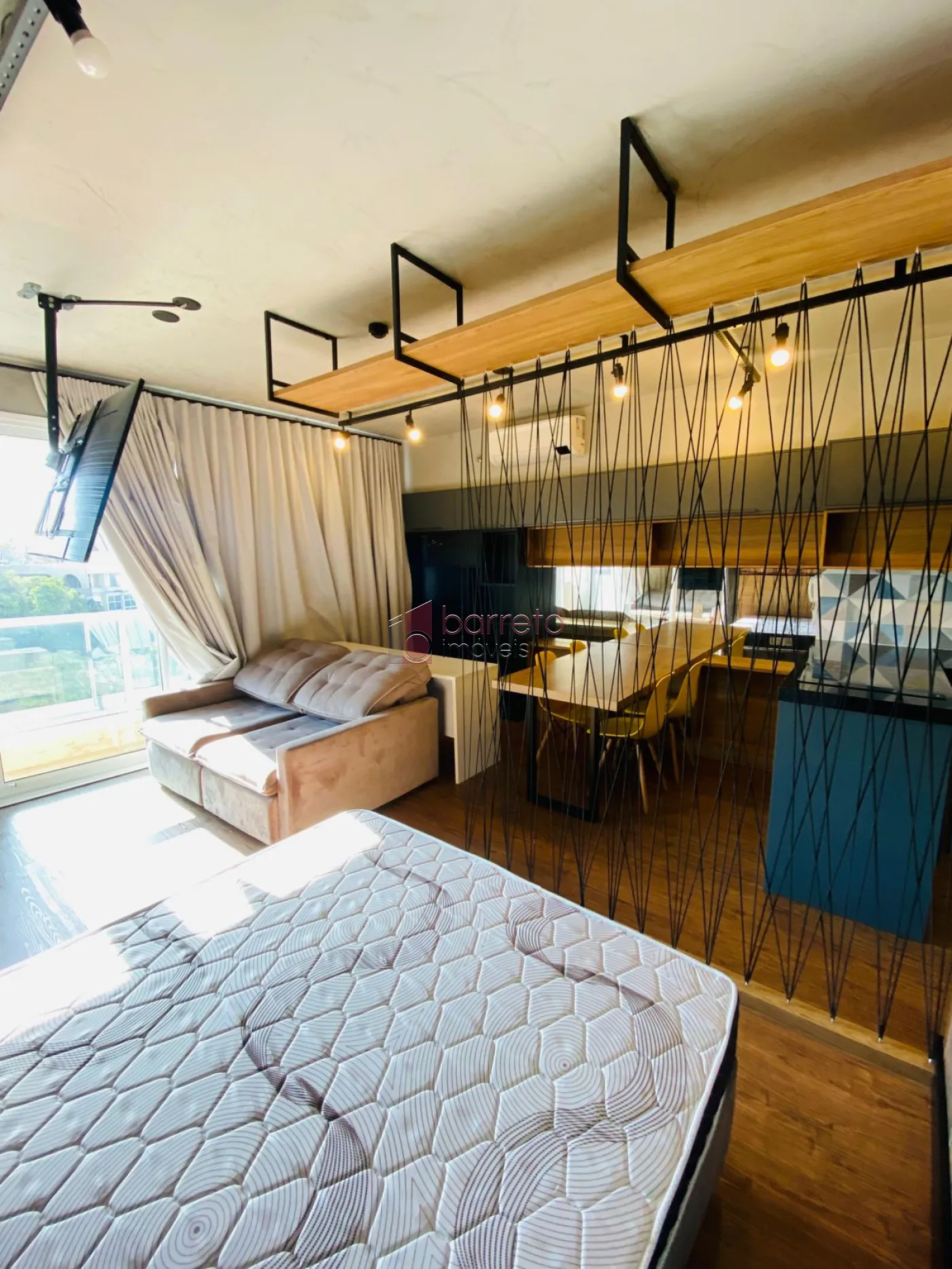 APARTAMENTO ESTILO FLAT MOBILIADO PARA LOCAÇÃO OU VENDA NO CONDOMÍNIO LÍNEA – JUNDIAÍ/SP