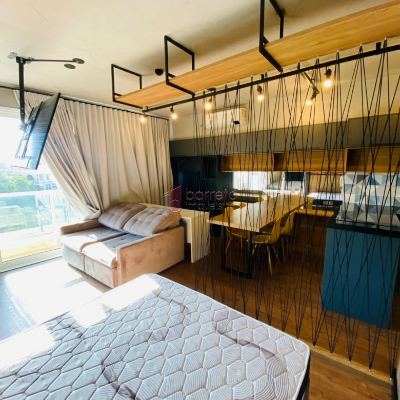 APARTAMENTO ESTILO FLAT MOBILIADO PARA LOCAÇÃO OU VENDA NO CONDOMÍNIO LÍNEA – JUNDIAÍ/SP