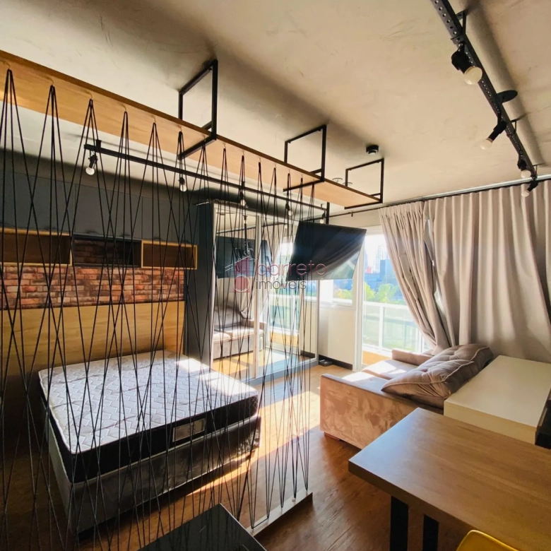 APARTAMENTO ESTILO FLAT MOBILIADO PARA LOCAÇÃO OU VENDA NO CONDOMÍNIO LÍNEA – JUNDIAÍ/SP