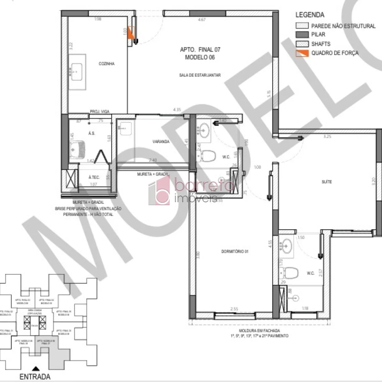 APARTAMENTO (EM OBRAS) À VENDA NO RESORT PRIME SANTA ÂNGELA – JUNDIAÍ/SP