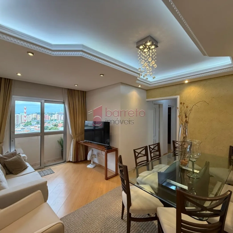 APARTAMENTO MOBILIADO COM 03 QUARTOS À VENDA NO EDIFÍCIO NAPOLI – JUNDIAÍ/SP