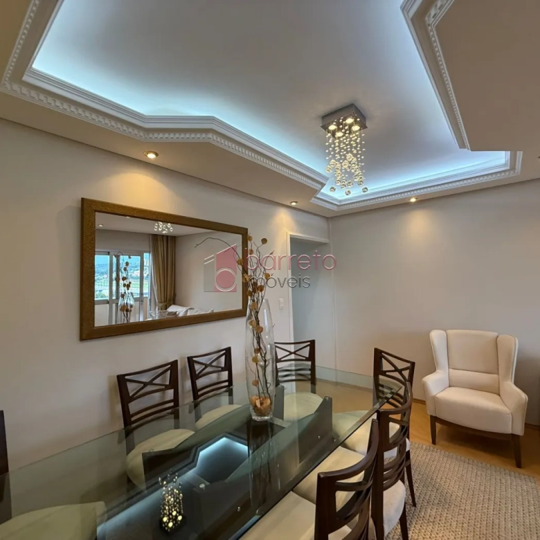 APARTAMENTO MOBILIADO COM 03 QUARTOS À VENDA NO EDIFÍCIO NAPOLI – JUNDIAÍ/SP