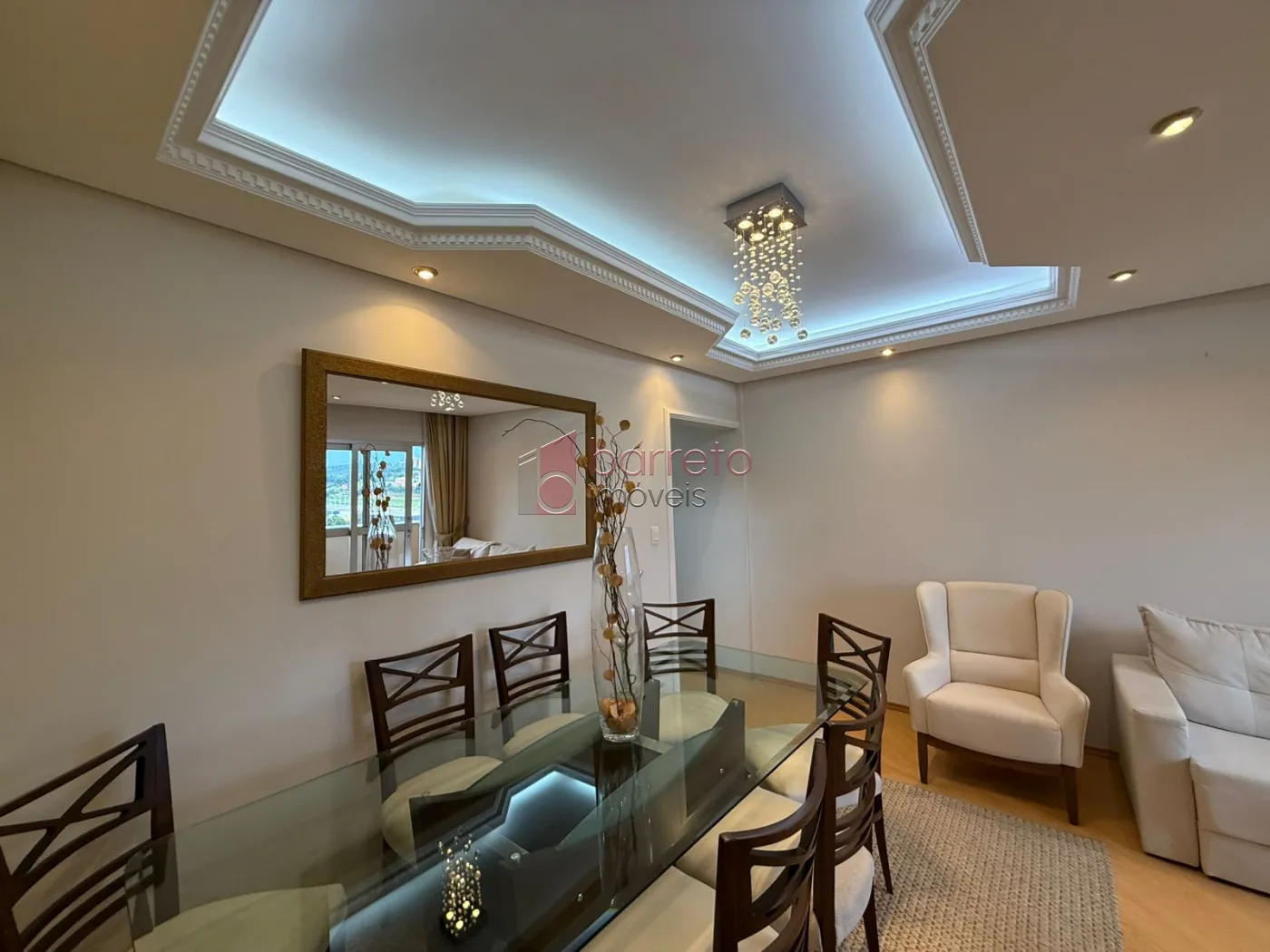 APARTAMENTO MOBILIADO COM 03 QUARTOS À VENDA NO EDIFÍCIO NAPOLI – JUNDIAÍ/SP