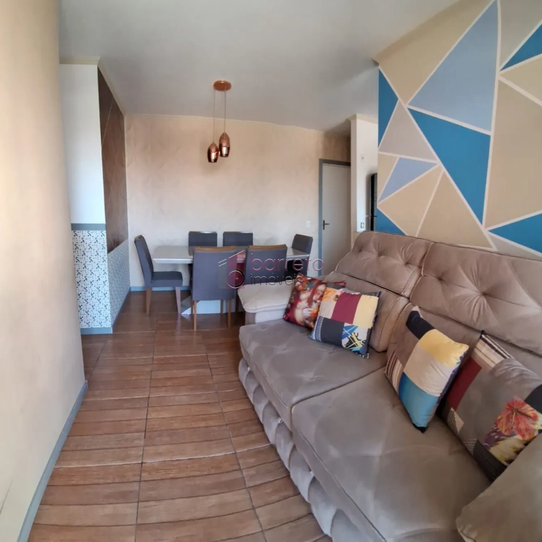 APARTAMENTO SEMIMOBILIADO À VENDA NO CONDOMÍNIO TRENTINO NA REGIÃO DA COLÔNIA EM JUNDIAÍ/SP