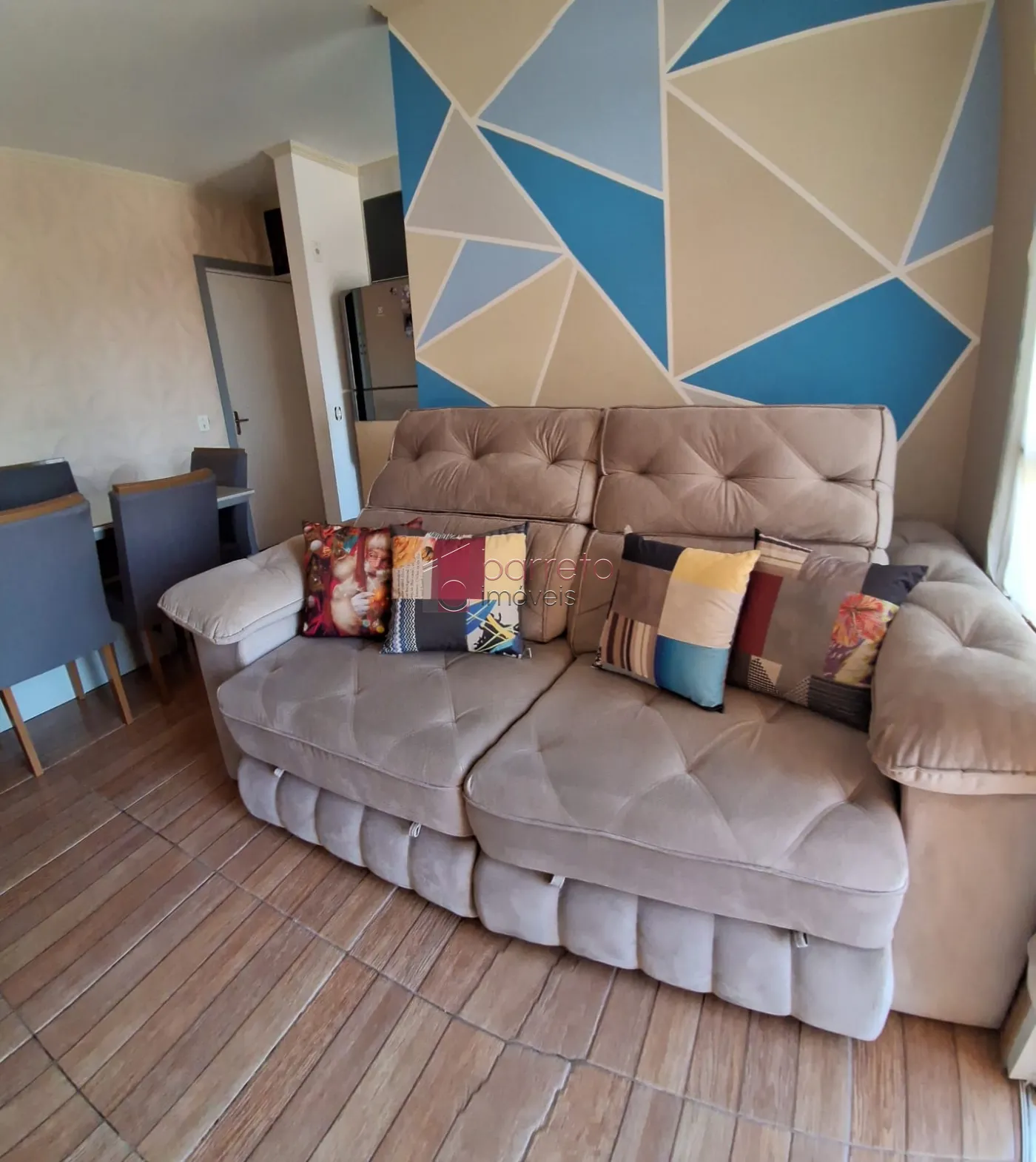 APARTAMENTO SEMIMOBILIADO À VENDA NO CONDOMÍNIO TRENTINO NA REGIÃO DA COLÔNIA EM JUNDIAÍ/SP