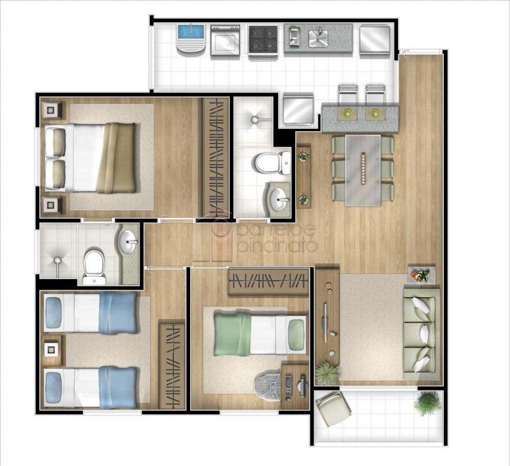 APARTAMENTO À VENDA NO CONDOMÍNIO ALTOS DO PACAEMBÚ EM JUNDIAÍ/SP