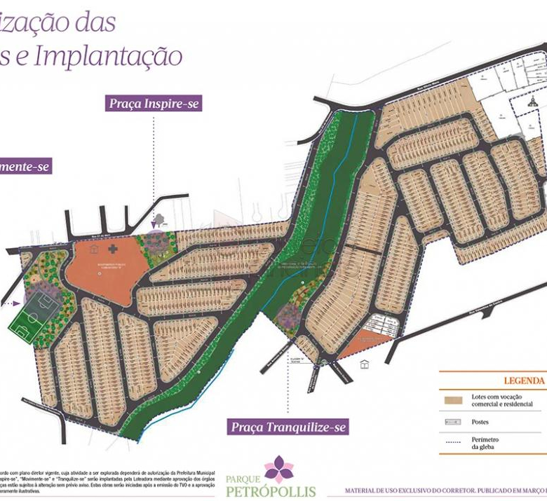 TERRENO PARA VENDA NO PARQUE PETRÓPOLIS – VÁRZEA PAULISTA/SP
