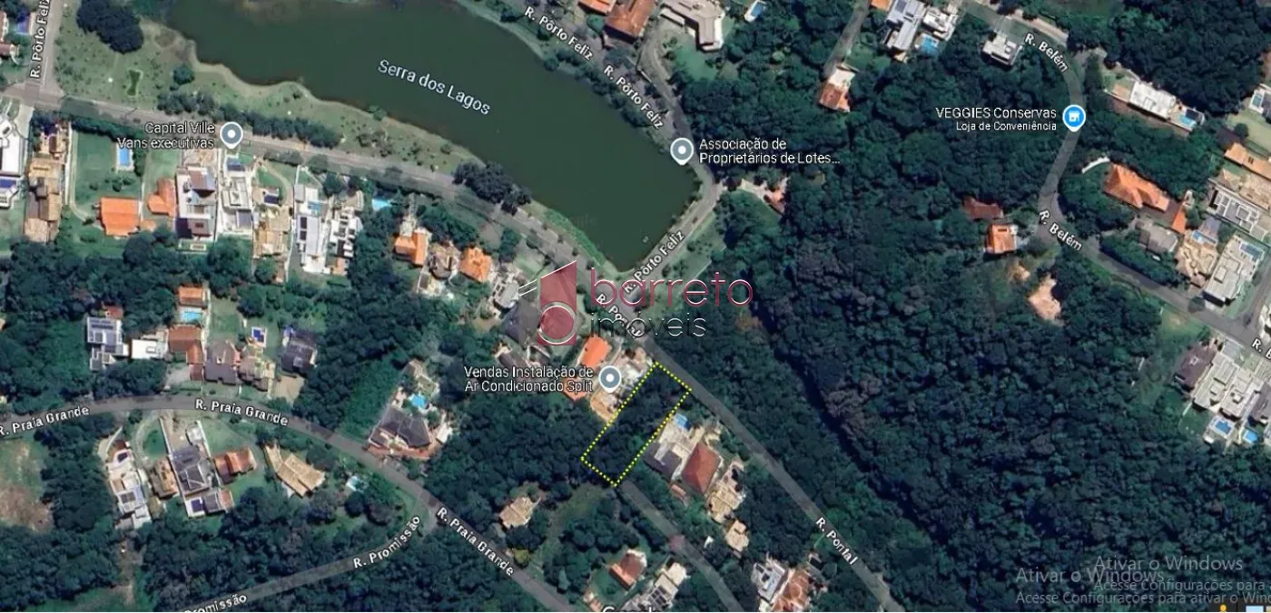 TERRENO À VENDA NO CONDOMÍNIO RESIDENCIAL CAPITAL VILLE I – JUNDIAÍ/SP