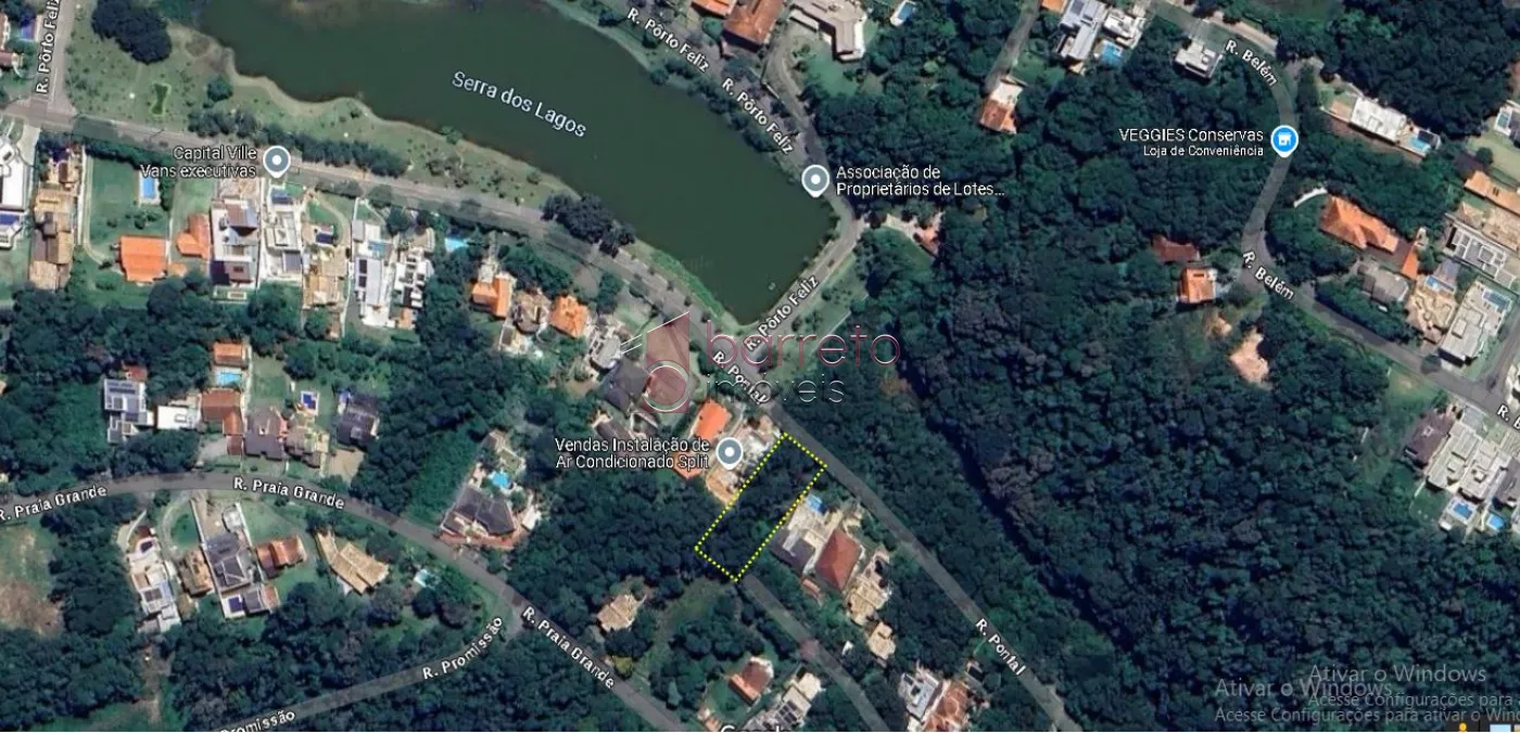 TERRENO À VENDA NO CONDOMÍNIO RESIDENCIAL CAPITAL VILLE I – JUNDIAÍ/SP
