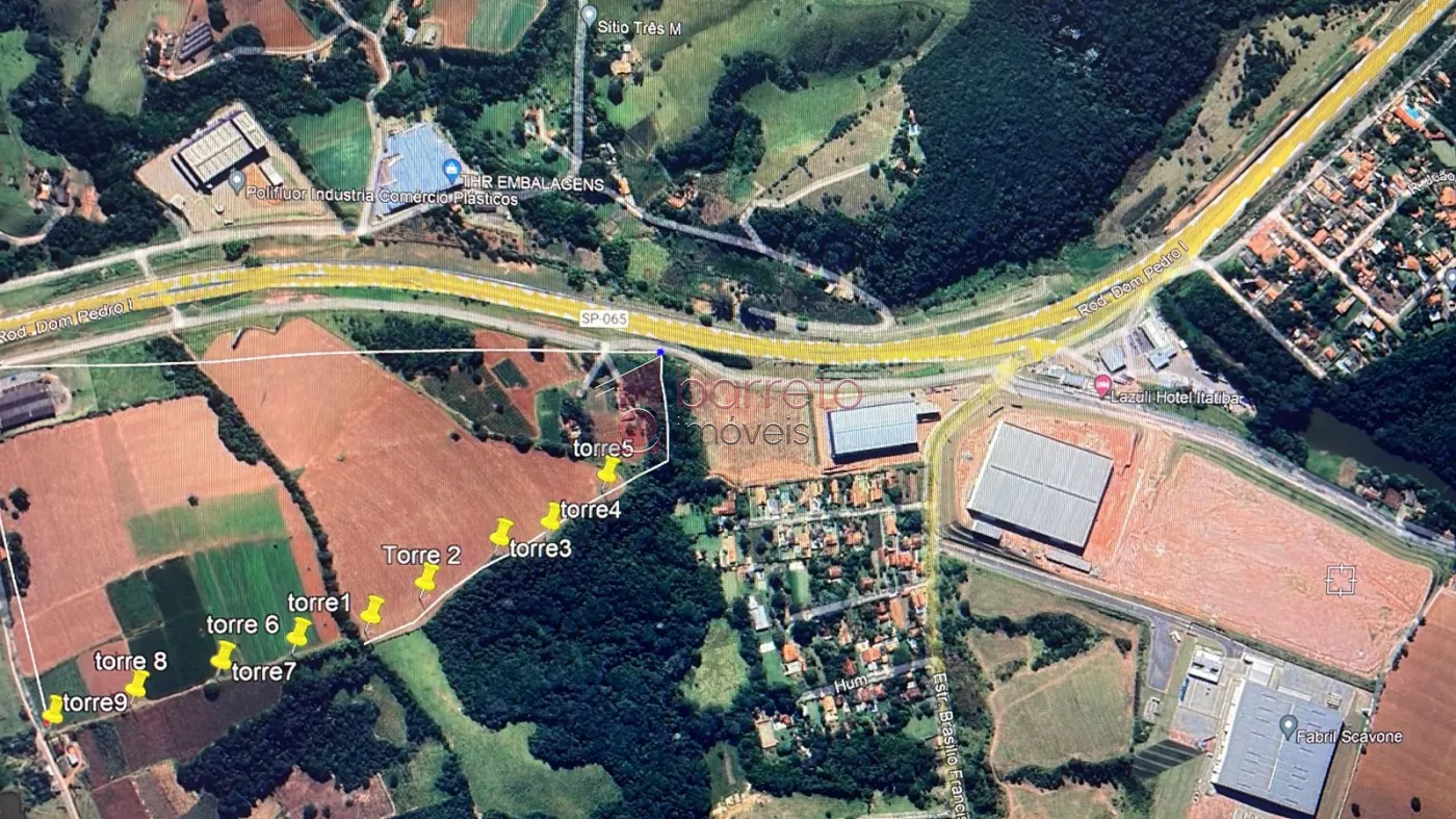 Área de Uso misto com frente para Dom Pedro I, Itatiba, SP