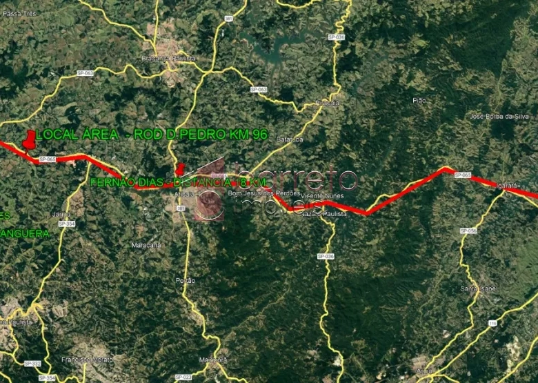 ÁREA INDUSTRIAL PARA VENDA NA RODOVIA DOM PEDRO I – ITATIBA/SP