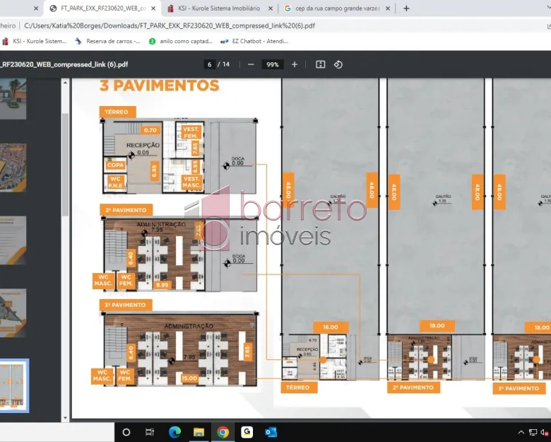 GALPÃO EMPRESARIAL MULTIFUNCIONAL PARA VENDA EM CONDOMÍNIO – ITUPEVA/SP