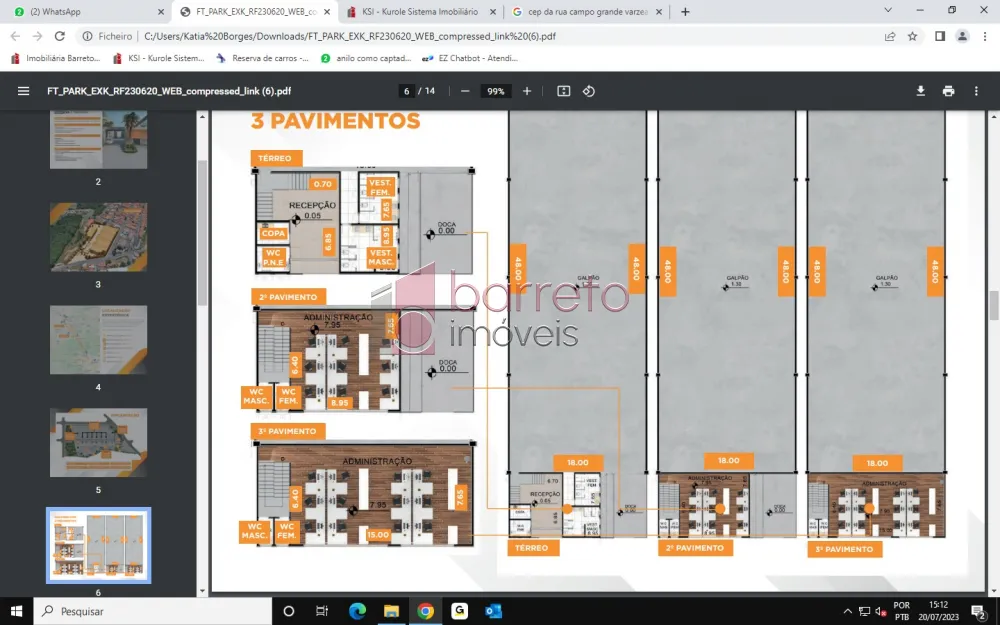 GALPÃO EMPRESARIAL MULTIFUNCIONAL PARA VENDA EM CONDOMÍNIO – ITUPEVA/SP