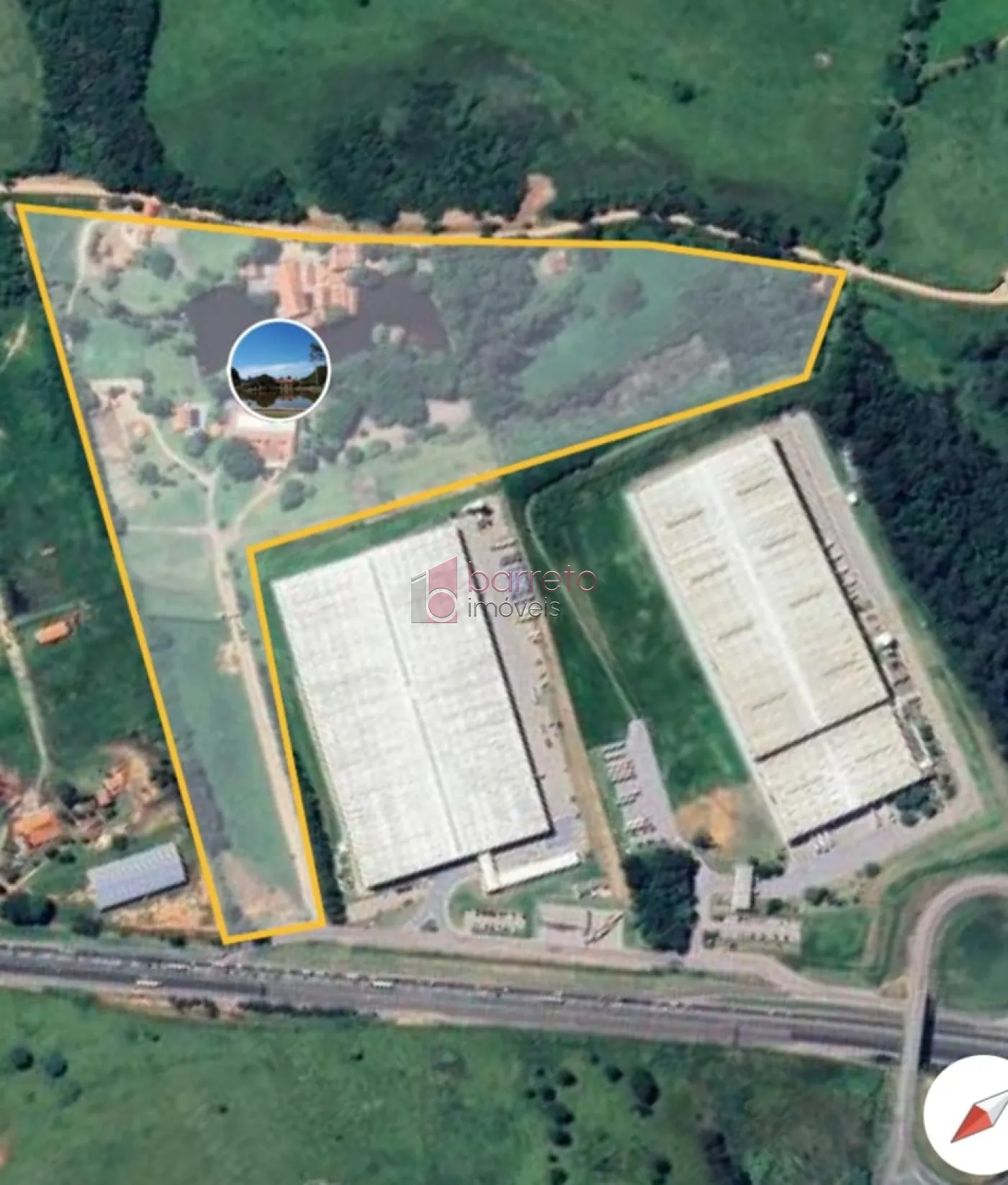 ÁREA INDUSTRIAL À VENDA NA RODOVIA DOM PAULINO BUENO COUTO KM 74,5 ITUPEVA DIVISA COM JUNDIAÍ/SP