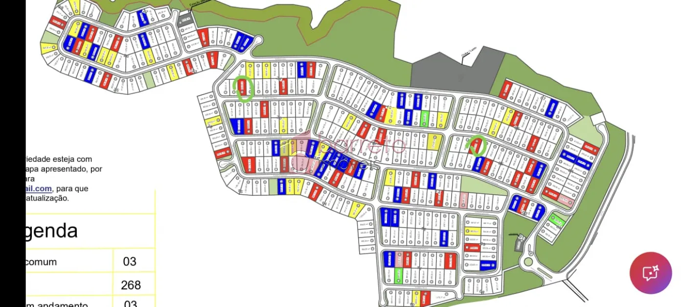 TERRENO COM 800 M² À VENDA NO CONDOMÍNIO RESERVA SANTA MÔNICA EM ITUPEVA/SP