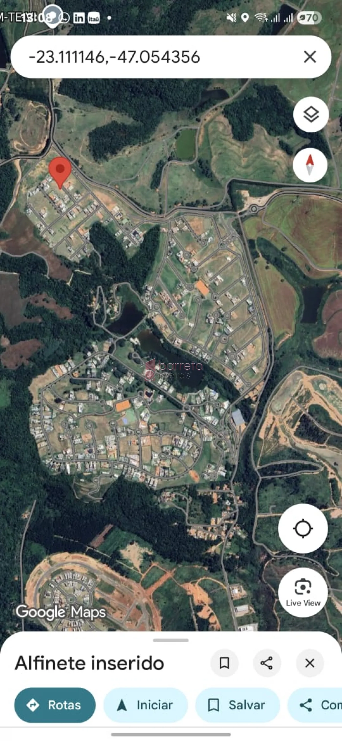 TERRENO PLANO À VENDA NO CONDOMÍNIO FAZENDA SERRA AZUL II EM ITUPEVA/SP