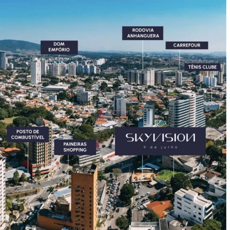 APARTAMENTO À VENDA ANDAR ALTO  NO CONDOMÍNIO SKY VISION EM JUNDIAÍ/SP
