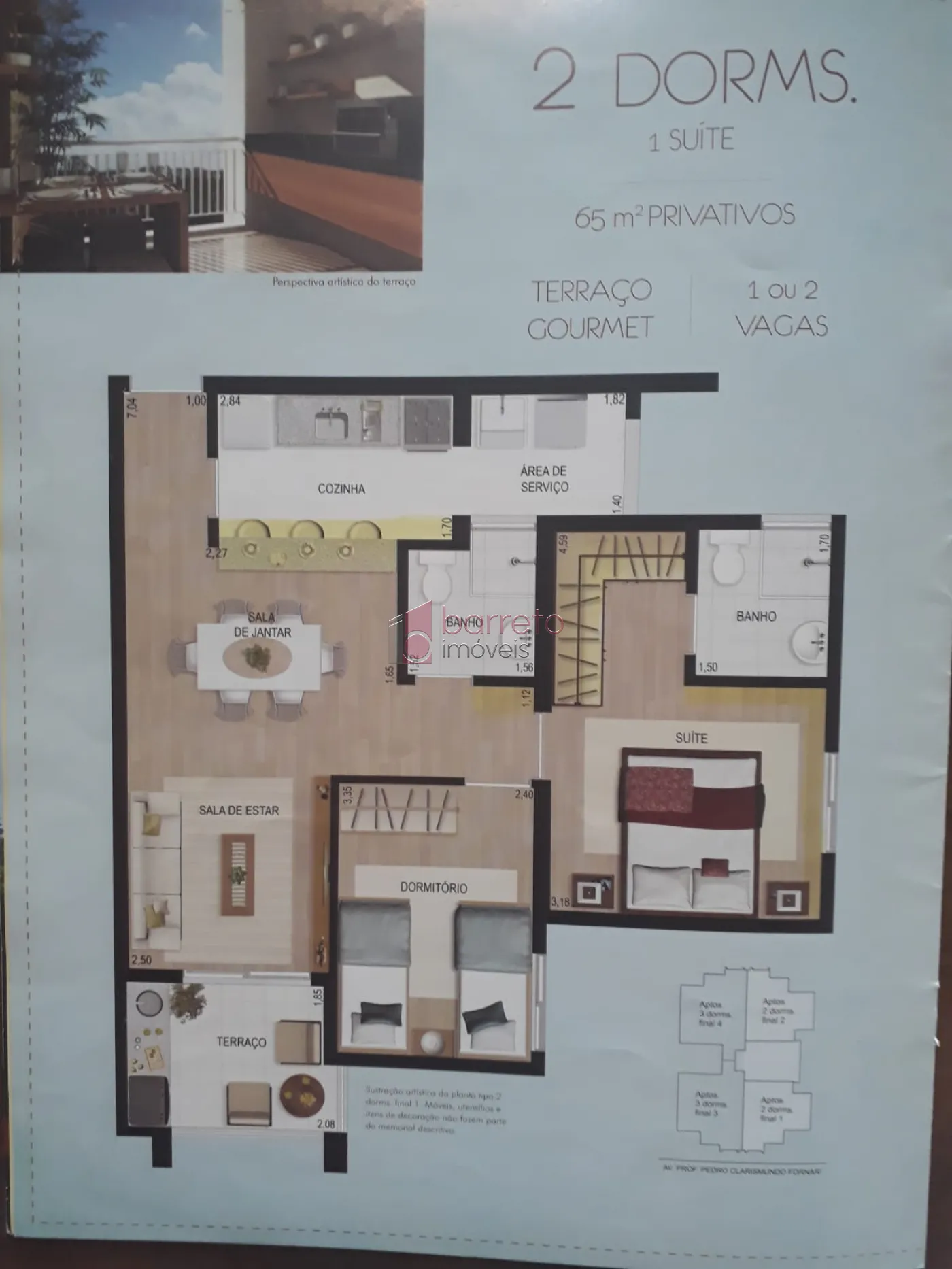 APARTAMENTO PARA VENDA E LOCAÇÃO NO CONDOMÍNIO HANBURY PARK – JUNDIAÍ/SP