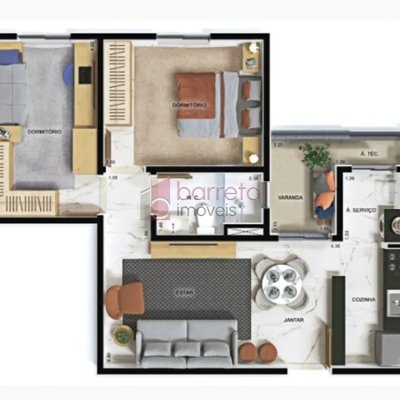 APARTAMENTO PARA VENDA NO CONDOMÍNIO ALTOS DA AVENIDA – JUNDIAÍ/SP