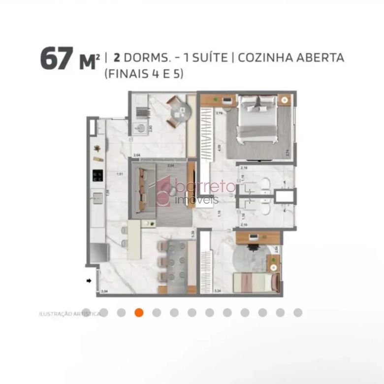APARTAMENTO À VENDA NO CONDOMÍNIO LA SIERRA – BAIRRO MEDEIROS- JUNDIAÍ/SP
