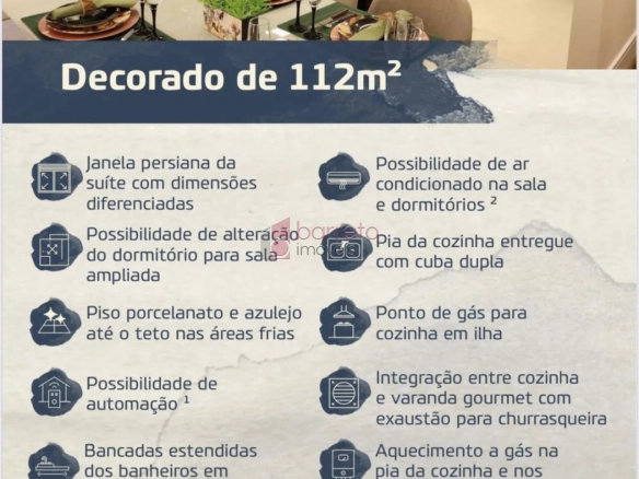 APARTAMENTO À VENDA NO CONDOMÍNIO RESIDENCIAL ODEON – JUNDIAÍ/SP