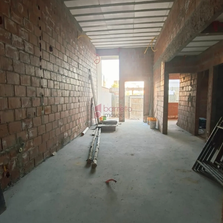 CASA TÉRREA EM CONSTRUÇÃO PARA VENDA NO RESIDENCIAL SANTA GIOVANA – JUNDIAÍ/SP