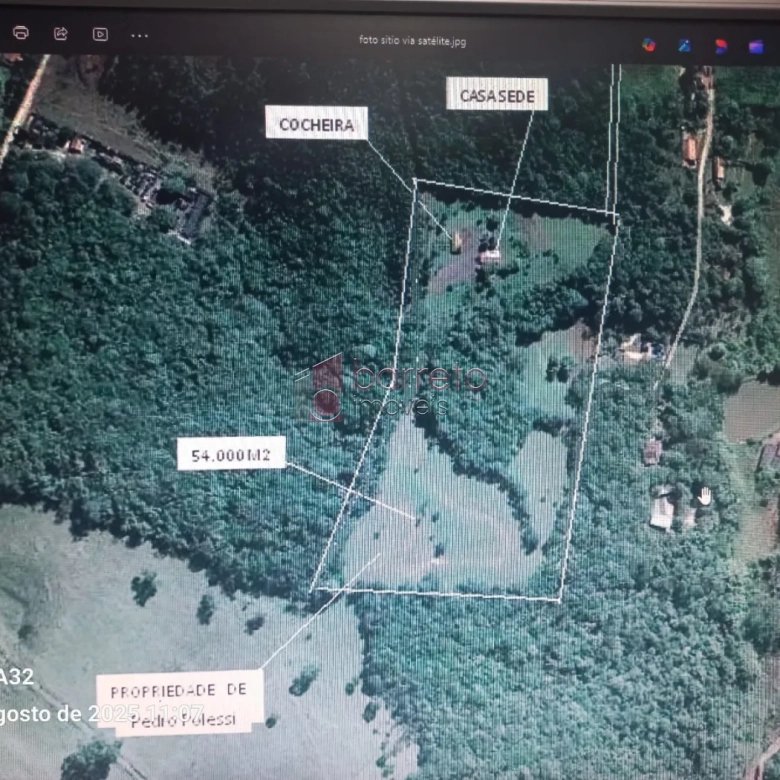 ÁREA RURAL PARA VENDA NO BAIRRO CAXAMBU – JUNDIAÍ/SP