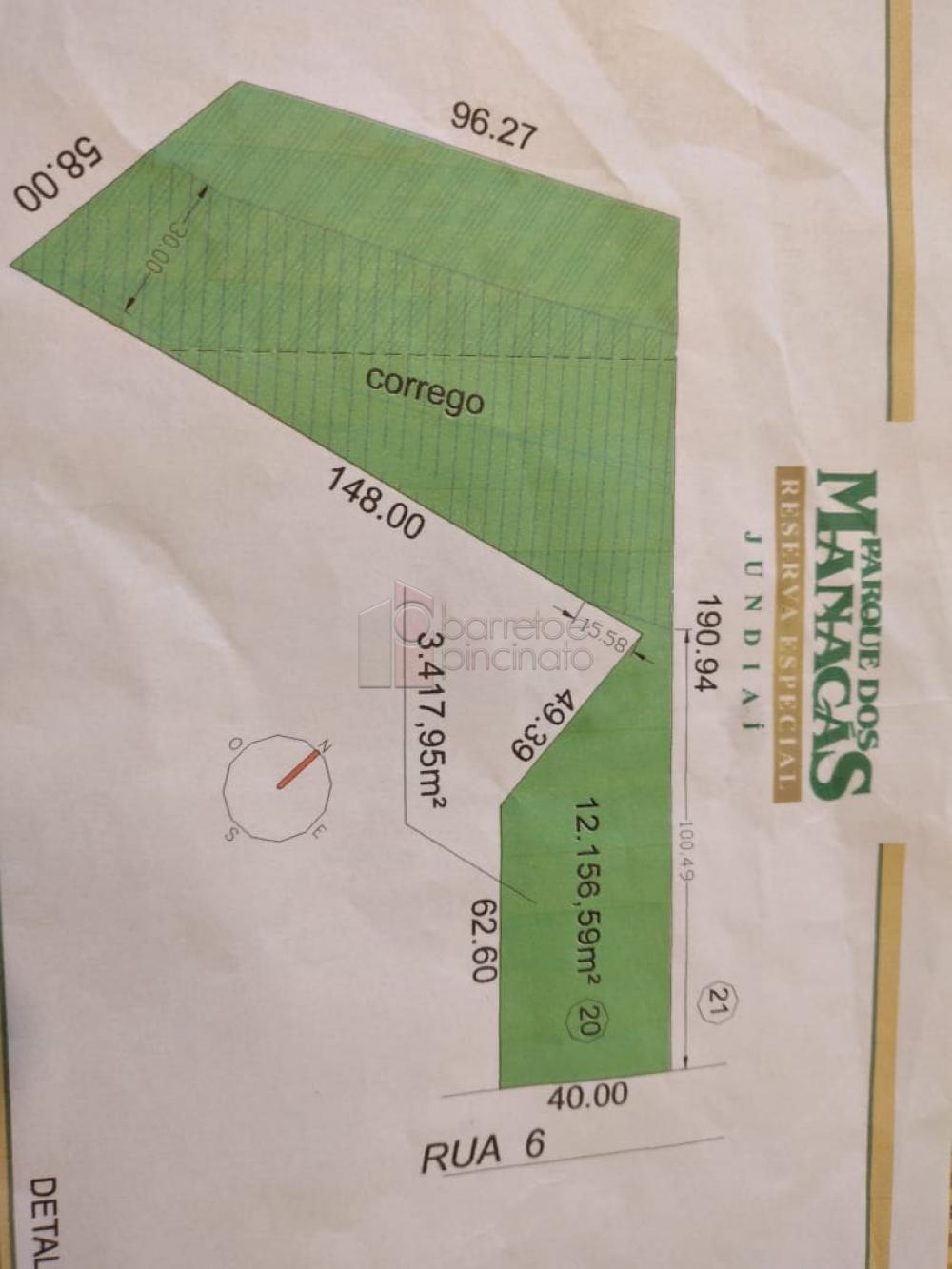TERRENO PARA VENDA NO CONDOMÍNIO PARQUE DOS MANACÁS – JUNDIAÍ/SP