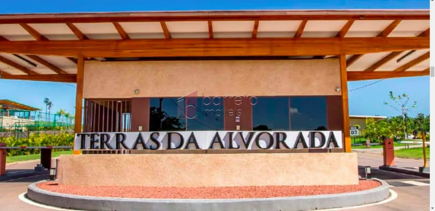 TERRENO PARA VENDA NO CONDOMÍNIO TERRAS DA ALVORADA –  JUNDIAÍ/SP