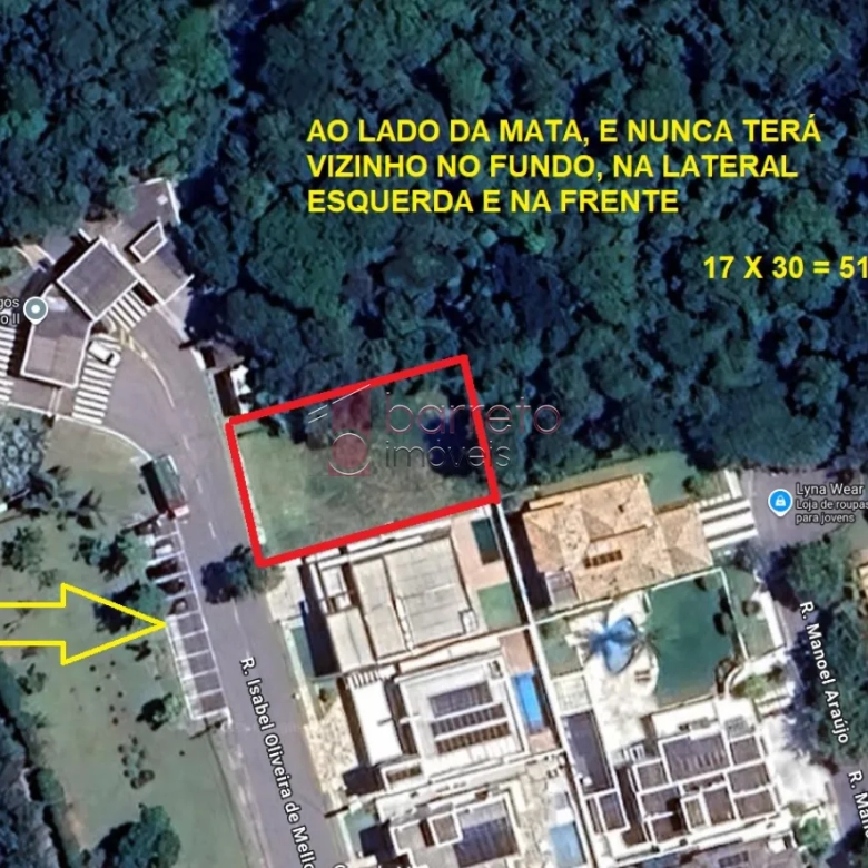 TERRENO À VENDA NO CONDOMÍNIO PORTAL DO PARAÍSO II – JUNDIAÍ/SP