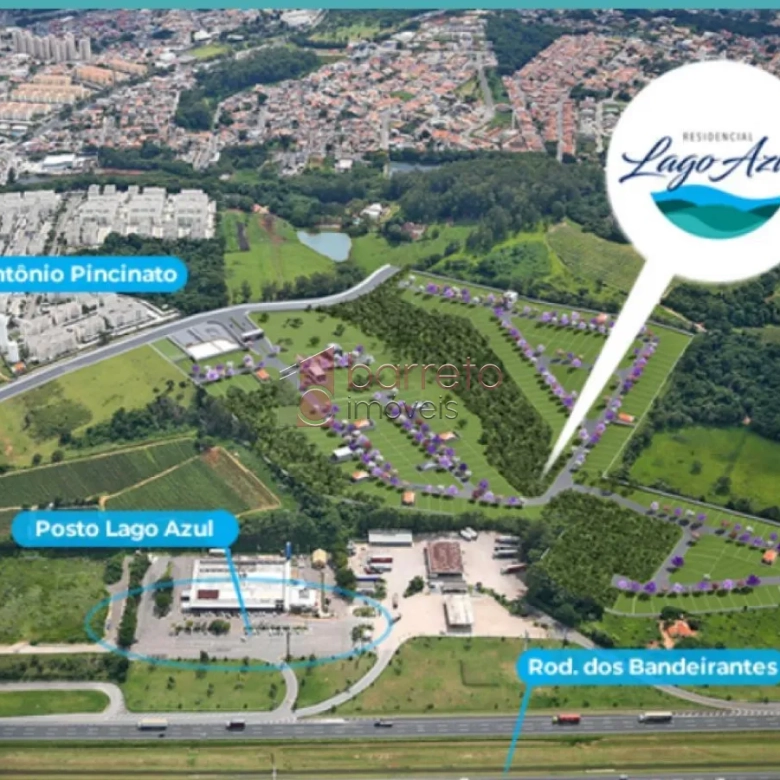 TERRENO À VENDA NO RESIDENCIAL LAGO AZUL – JUNDIAÍ/SP