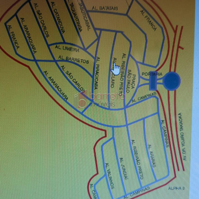TERRENO PARA VENDA NO CONDOMÍNIO ALPHAVILLE 1 – JUNDIAÍ/SP