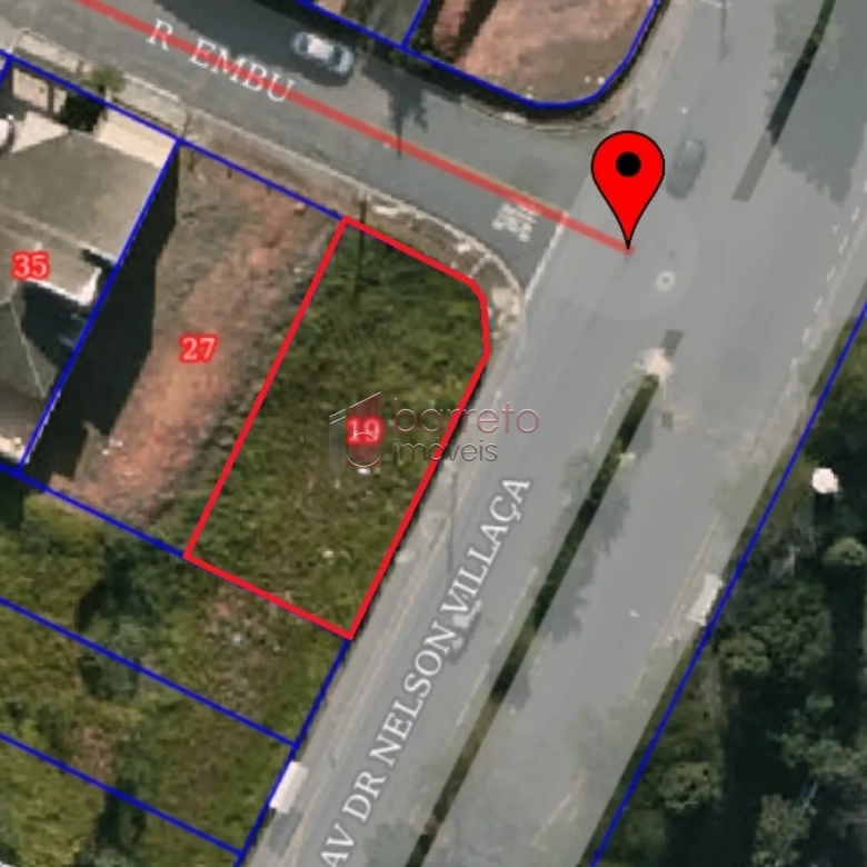 TERRENO DE ESQUINA À VENDA NO BAIRRO VILA SÃO PAULO – JUNDIAÍ/SP
