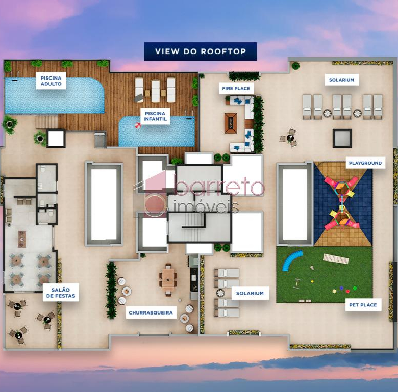 APARTAMENTO À VENDA NO CONDOMÍNIO SKY VIDEIRAS NO BAIRRO QUINTA DAS VIDEIRAS – JUNDIAÍ/SP