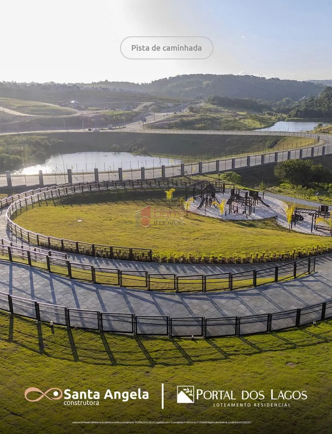 TERRENO À VENDA NO CONDOMÍNIO PORTAL DOS LAGOS EM JUNDIAÍ/SP