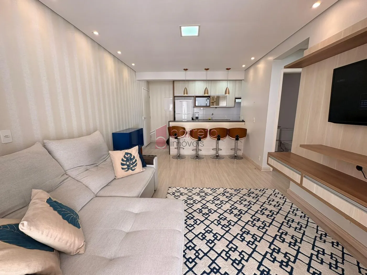 APARTAMENTO MOBILIADO PARA LOCAÇÃO NO CONDOMÍNIO PALAZZO REALE – JUNDIAÍ/SP