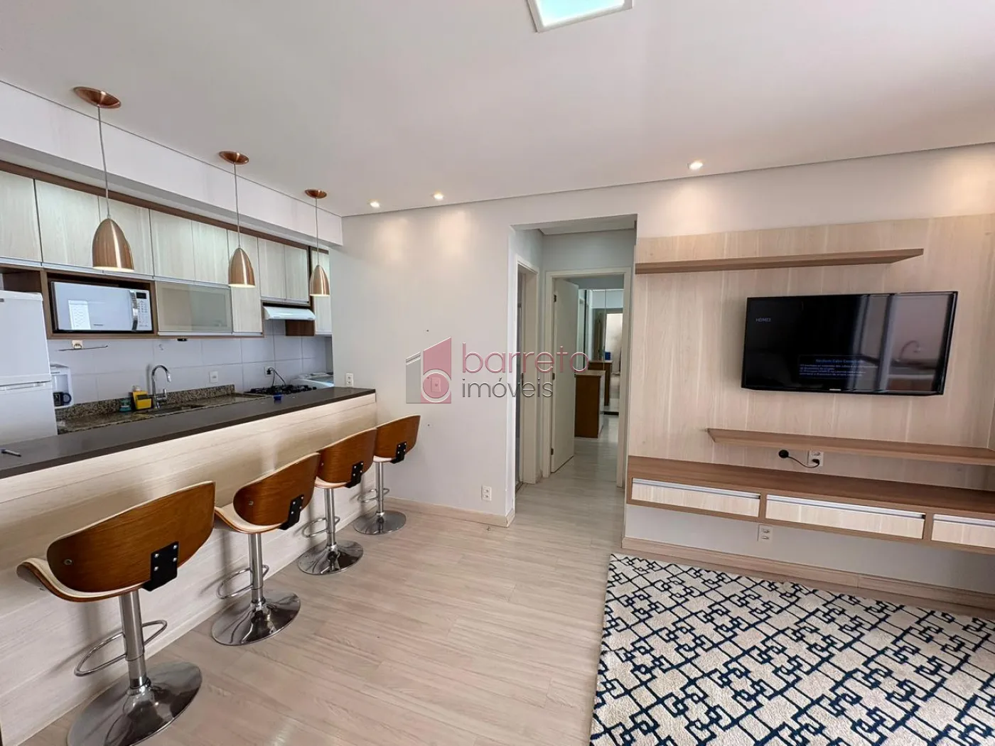 APARTAMENTO MOBILIADO PARA LOCAÇÃO NO CONDOMÍNIO PALAZZO REALE – JUNDIAÍ/SP