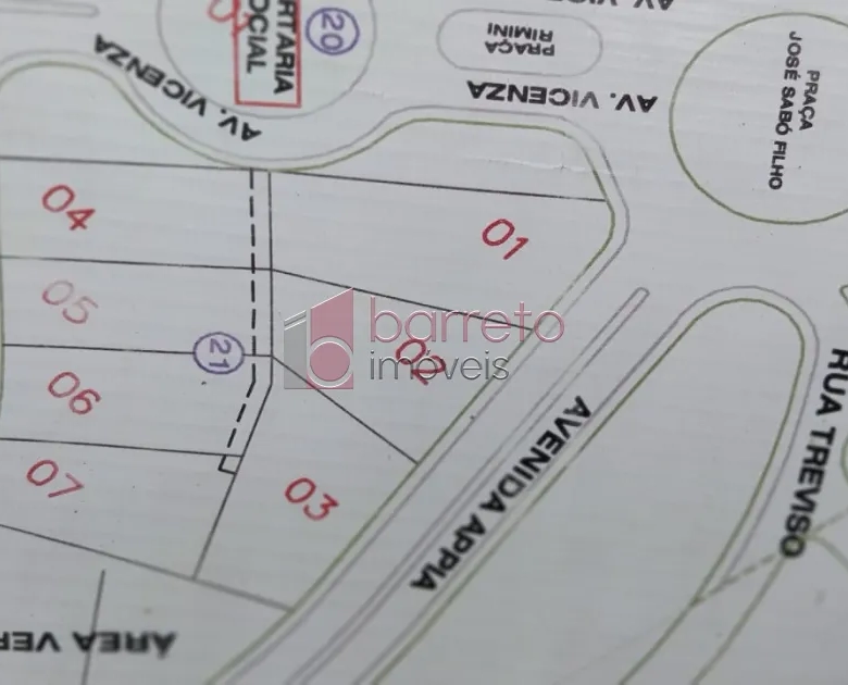 TERRENO À VENDA NO CONDOMÍNIO VILLAGIO PARADISO – ITATIBA/SP
