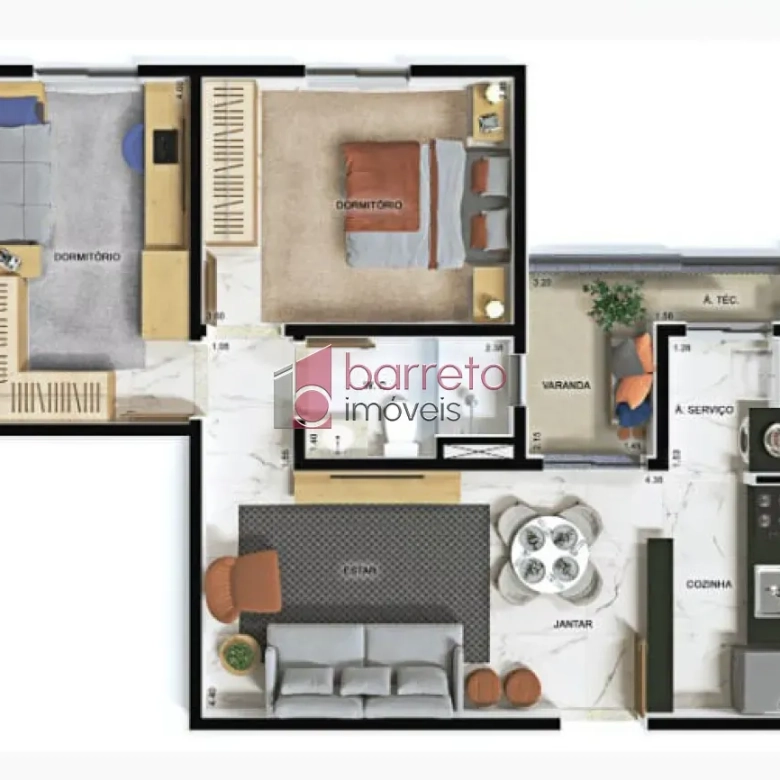 APARTAMENTO À VENDA NO CONDOMÍNIO ALTOS DA AVENIDA – JUNDIAÍ/SP