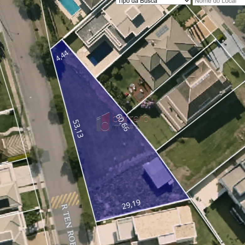 TERRENO COM 915 M² À VENDA NO CONDOMÍNIO RESERVA DA SERRA EM JUNDIAÍ/SP