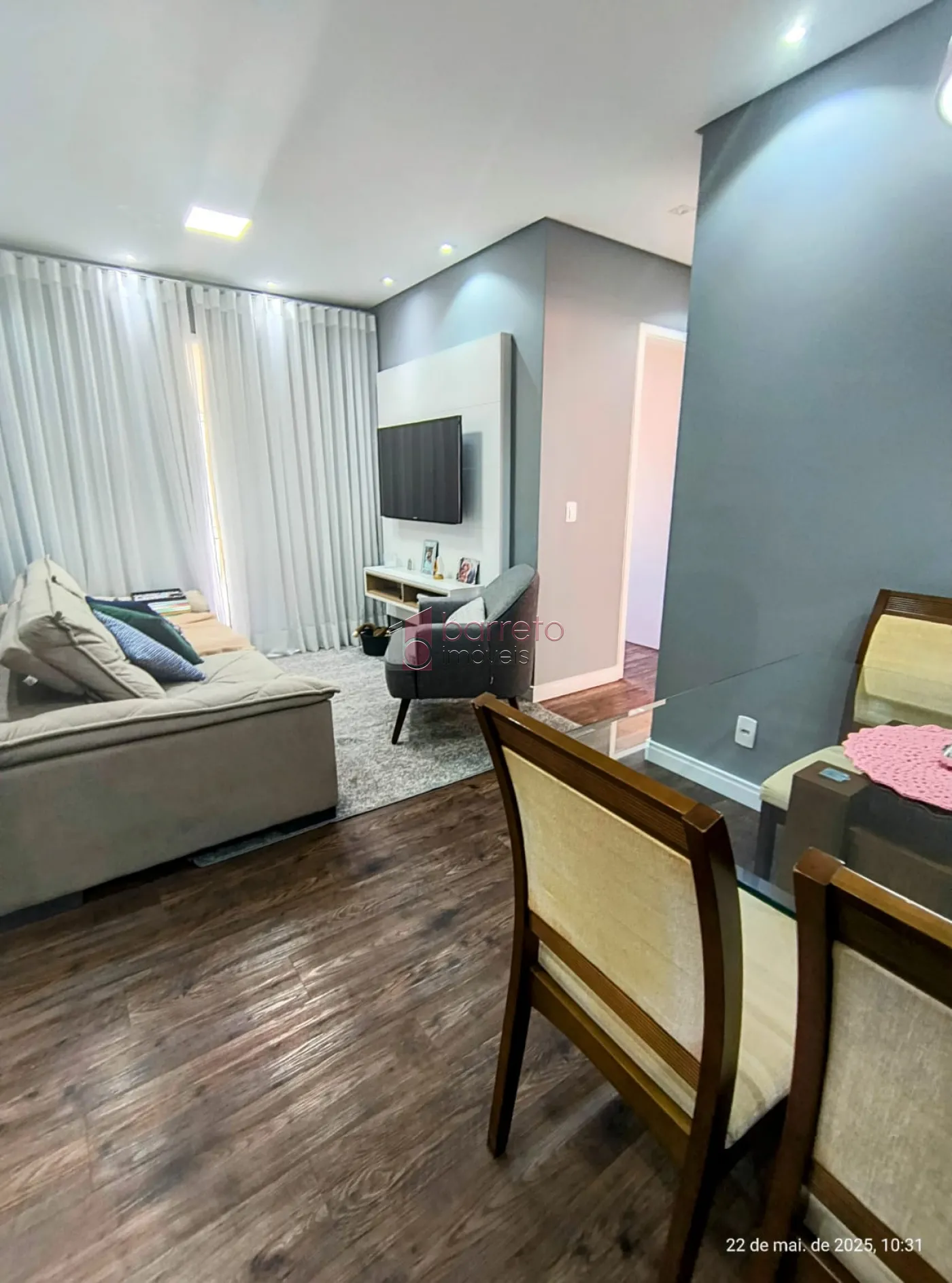 APARTAMENTO SEMI MOBILIADO PARA VENDA E LOCAÇÃO NO CONDOMÍNIO PLENO – JUNDIAÍ/SP
