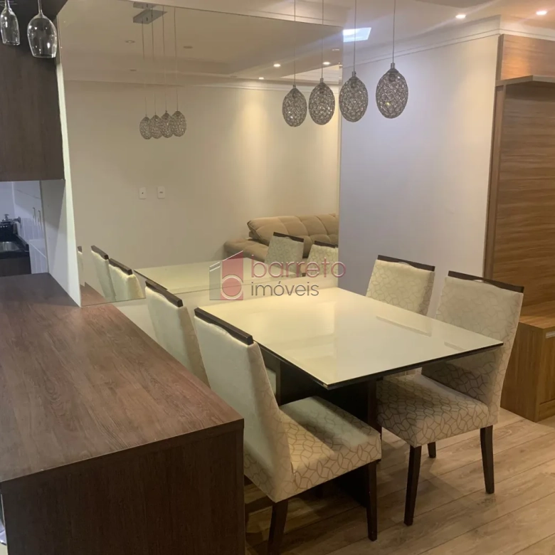 APARTAMENTO SEMI MOBILIADO PARA LOCAÇÃO NO CONDOMÍNIO JARDIM CONQUISTA – JUNDIAÍ/SP