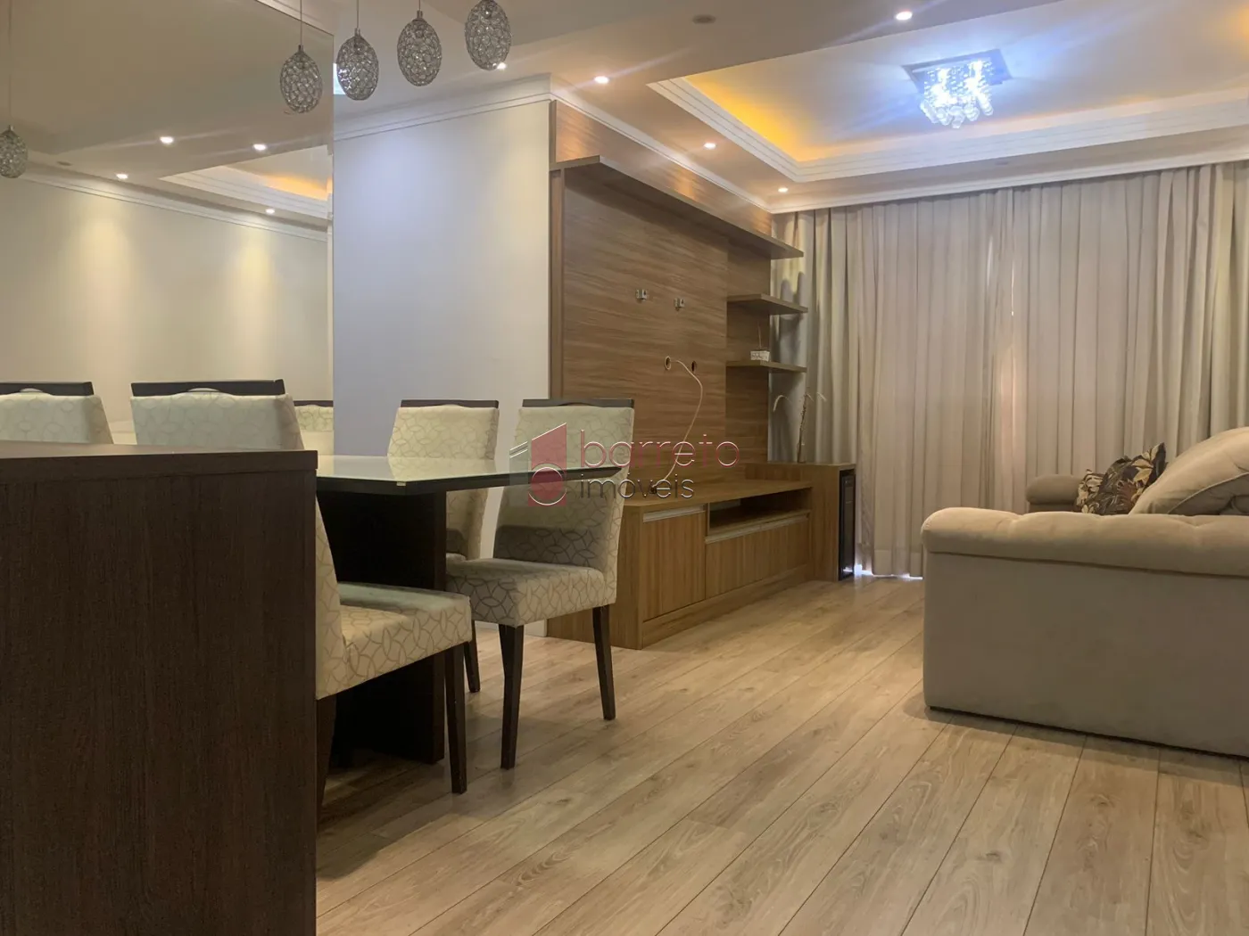 APARTAMENTO SEMI MOBILIADO PARA LOCAÇÃO NO CONDOMÍNIO JARDIM CONQUISTA – JUNDIAÍ/SP