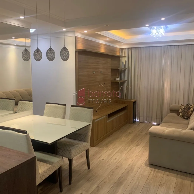 APARTAMENTO SEMI MOBILIADO PARA LOCAÇÃO NO CONDOMÍNIO JARDIM CONQUISTA – JUNDIAÍ/SP
