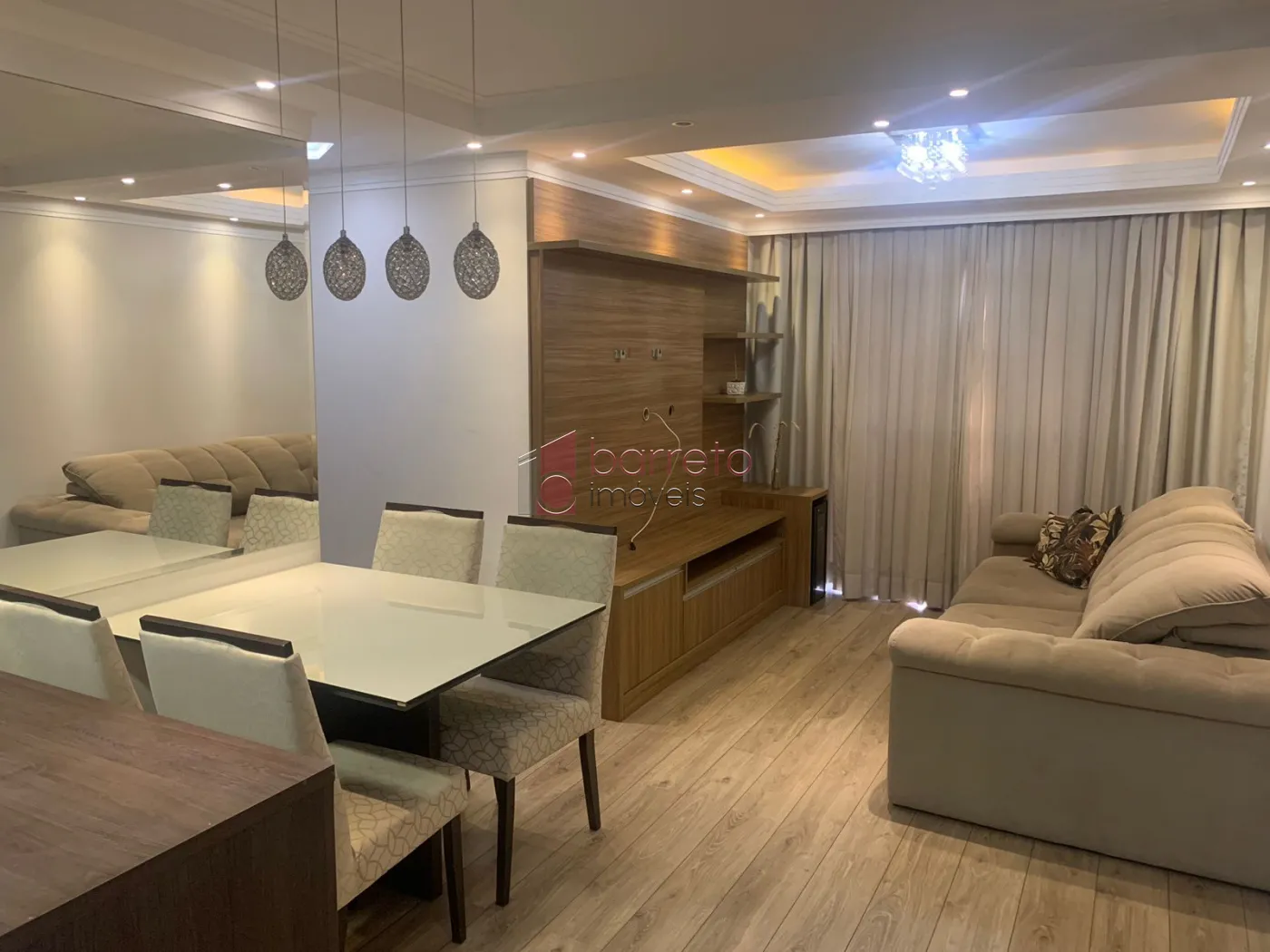 APARTAMENTO SEMI MOBILIADO PARA LOCAÇÃO NO CONDOMÍNIO JARDIM CONQUISTA – JUNDIAÍ/SP