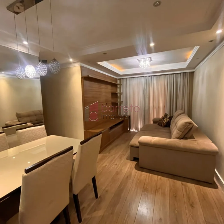 APARTAMENTO SEMI MOBILIADO PARA LOCAÇÃO NO CONDOMÍNIO JARDIM CONQUISTA – JUNDIAÍ/SP