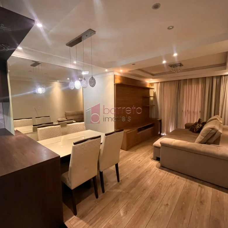 APARTAMENTO SEMI MOBILIADO PARA LOCAÇÃO NO CONDOMÍNIO JARDIM CONQUISTA – JUNDIAÍ/SP