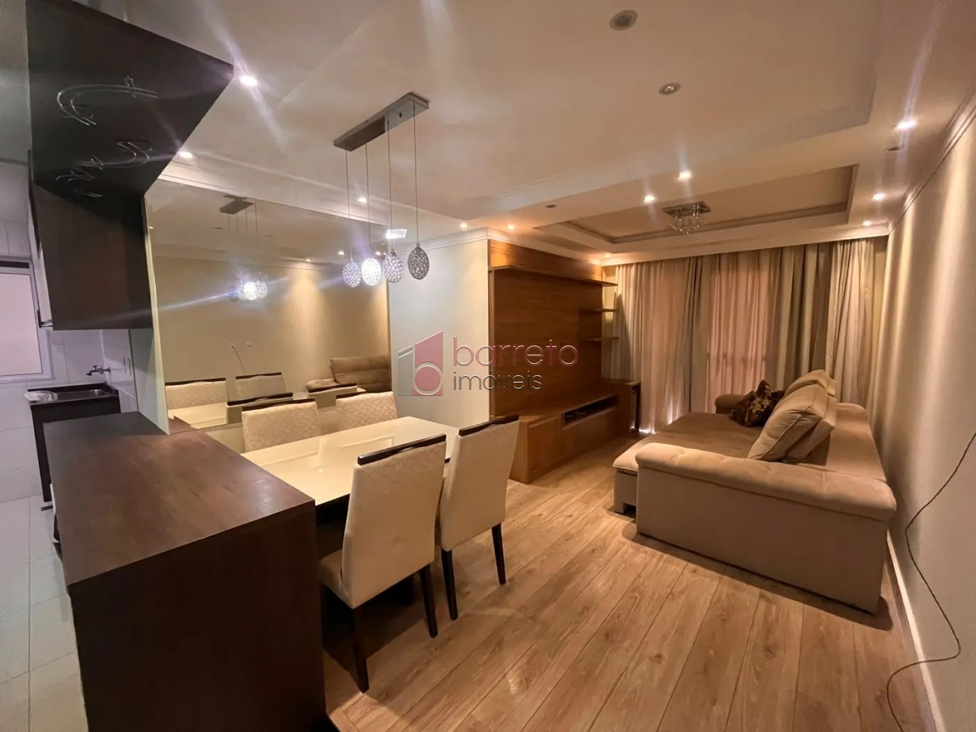 APARTAMENTO SEMI MOBILIADO PARA LOCAÇÃO NO CONDOMÍNIO JARDIM CONQUISTA – JUNDIAÍ/SP